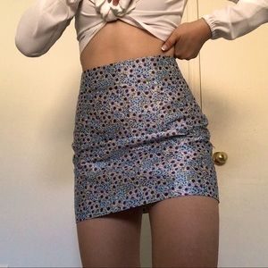 Zara structured skirt